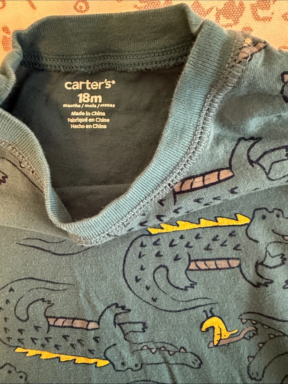 3-Pack Toddler Rompers Size 18 Months - Sharks, Crabs & Crocodile